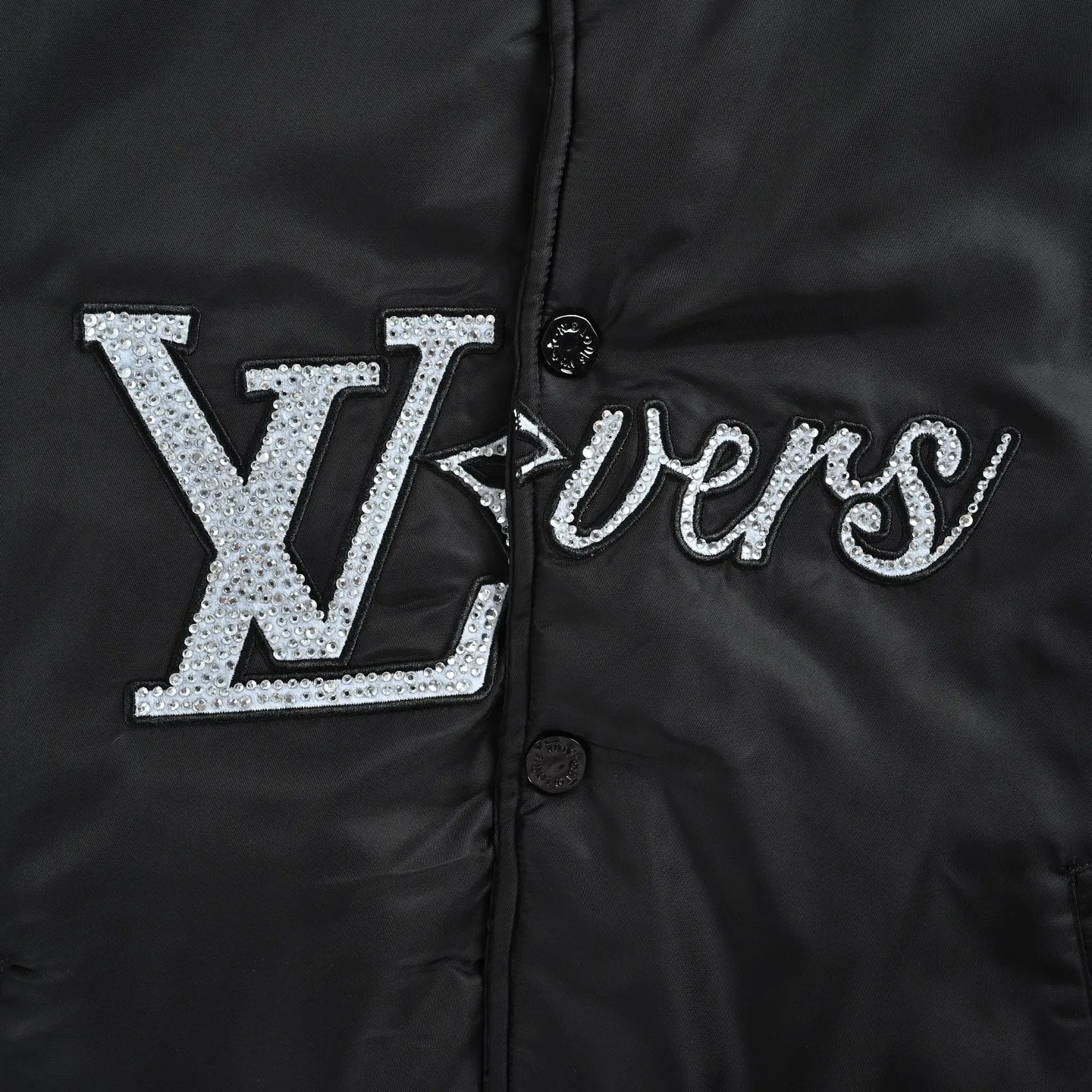 Louis Vuitton 24Fw Embroidered Polyamide Cotton Baseball Jacket Jacket